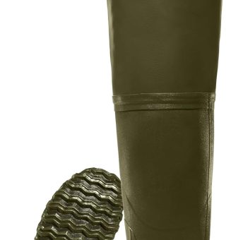 LaCrosse ZXT Irrigation 26" Hip Waders for Men - Waterproof, Durable Rubber Boots for Men with Adjustable Strap & Traction Outsole