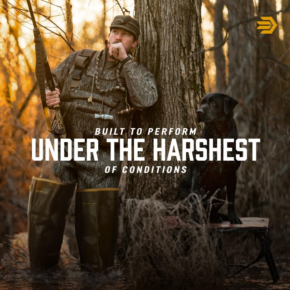 LaCrosse ZXT Irrigation 26" Hip Waders for Men - Waterproof, Durable Rubber Boots for Men with Adjustable Strap & Traction Outsole - Image 5